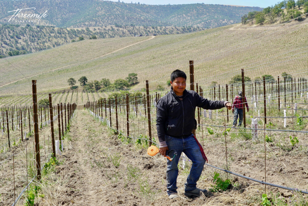 Jose, Farmer with Threemile Vineyard